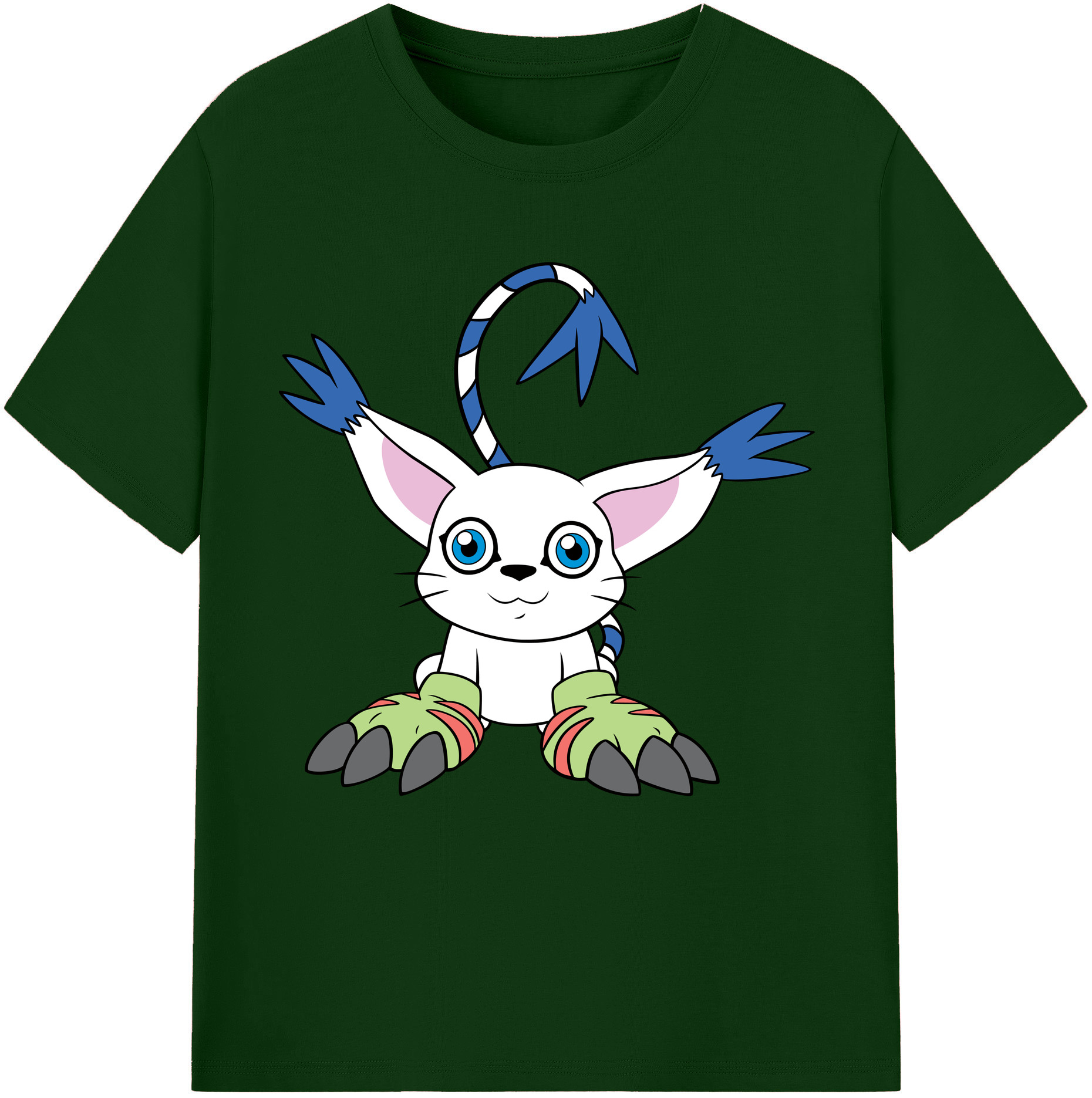 （画像用） Digimon デジタルモンスター/デジモン 綿100％半袖Tシャツ（フロントプリント）